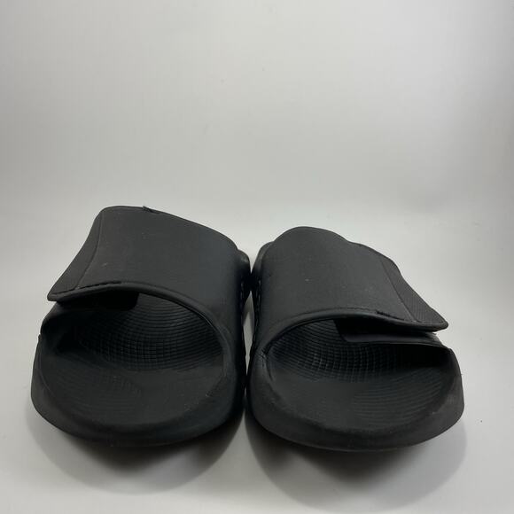 Oofos Ooahh Sport Flex Slide Sandals Mens Size 8 Black Comfort Recovery W10 main image 7